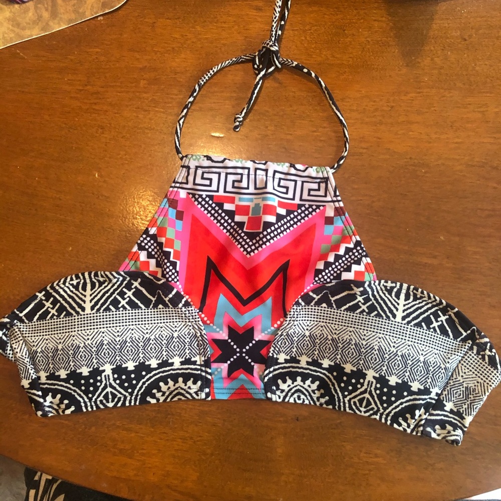 Women’s Sm Tube top tribal bikini top